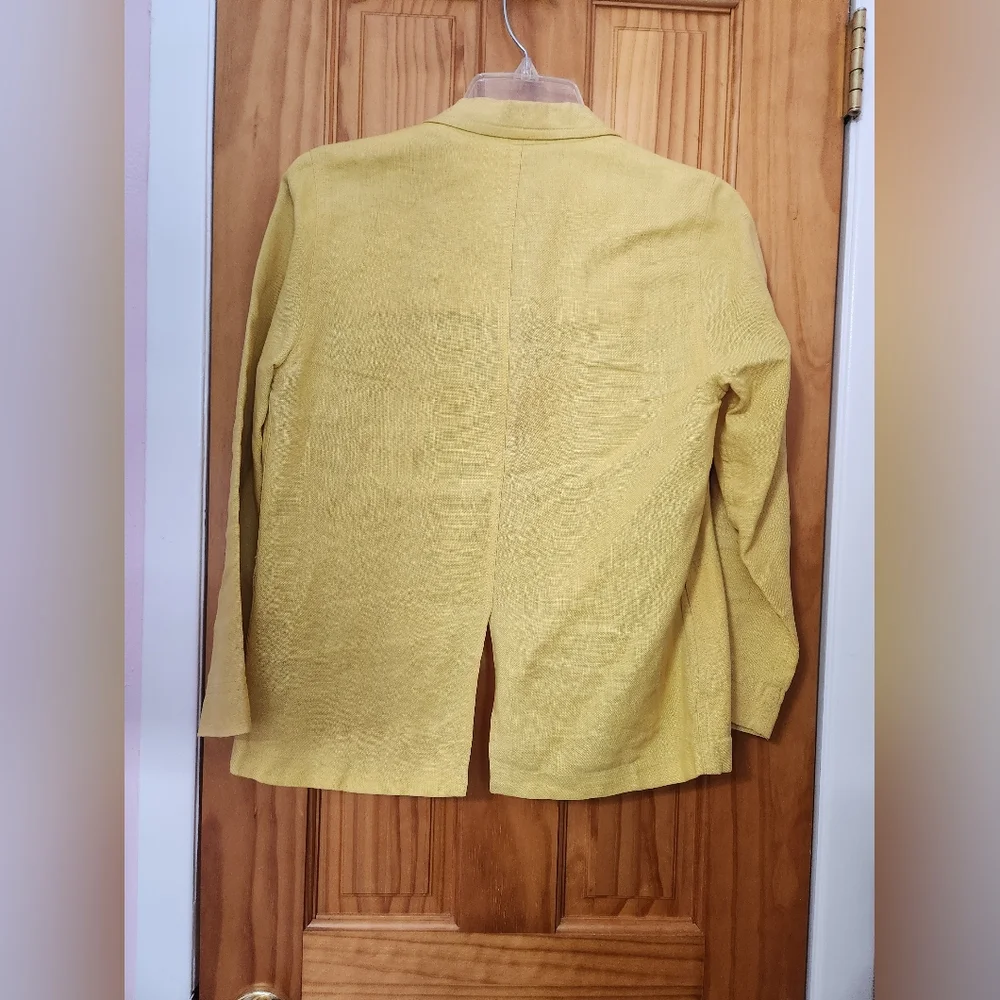 Vintage Christian Dior yellow blazer